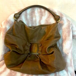 Authentic Salvatore Ferragamo leather bag.